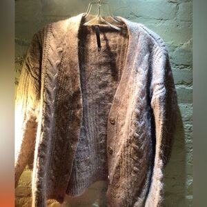Vintage Cozy Cable Knit Cardigan Sweater